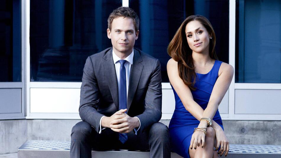 Patrick J. Adams und Meghan Markle