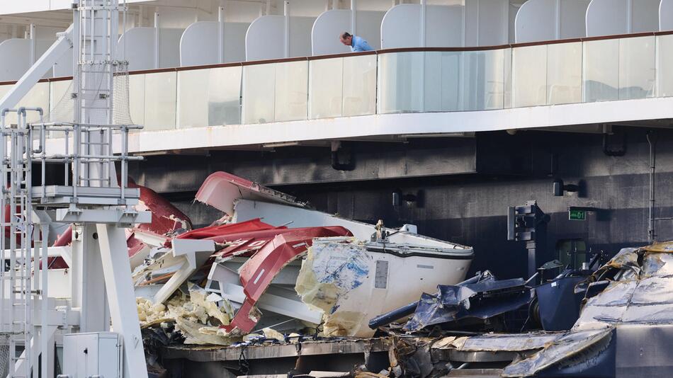 Kreuzfahrt nach Kollision abgesagt