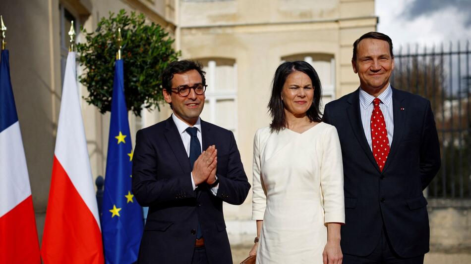 Außenminister-Treffen des Weimarer Dreiecks in Frankreich