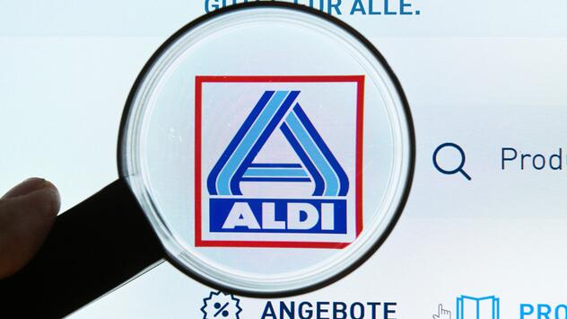Aldi-Logo, Lupe
