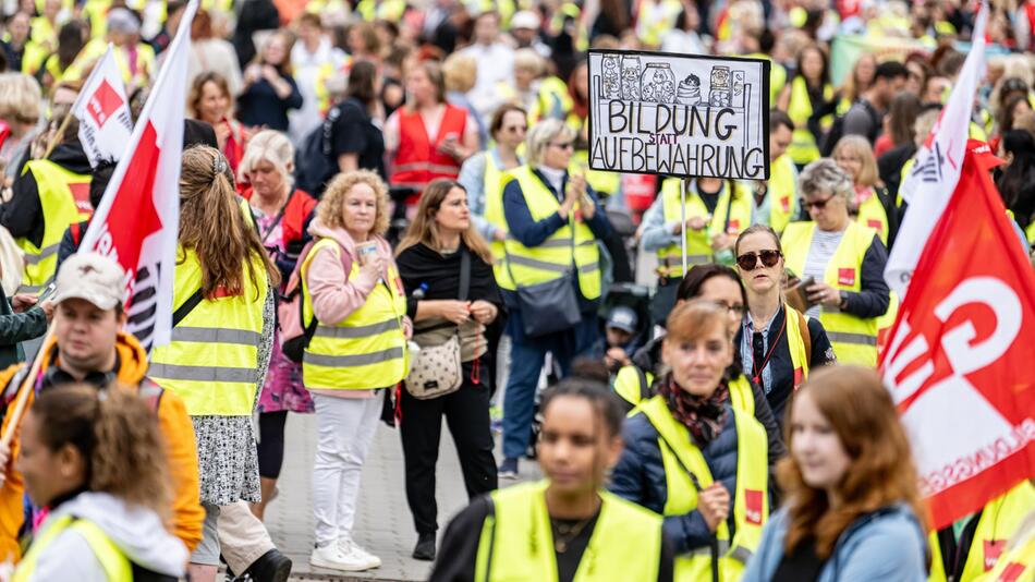 GEW und Verdi rufen zu eintägigem Warnstreik auf