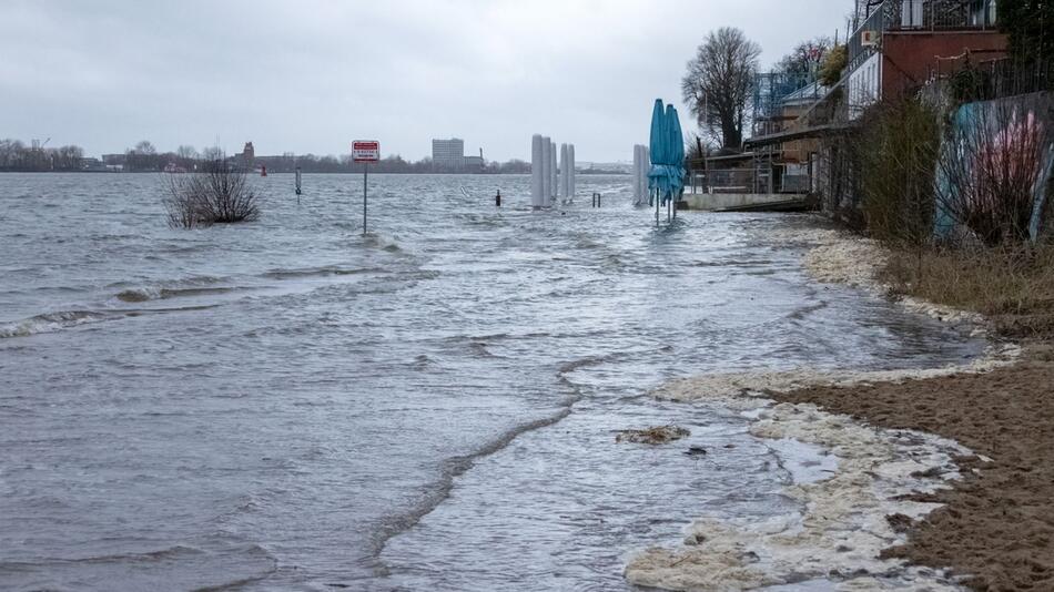 Hochwasser in Hamburg