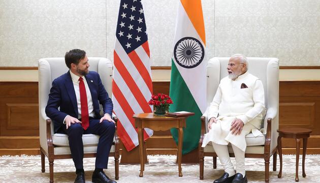 JD Vance und Narendra Modi