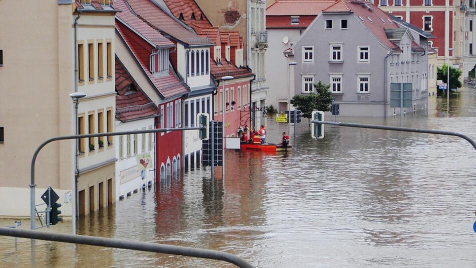 Eine Analyse der World Weather Attribution Initiative zeigt die Wahrscheinlichkeit von Hochwasser.