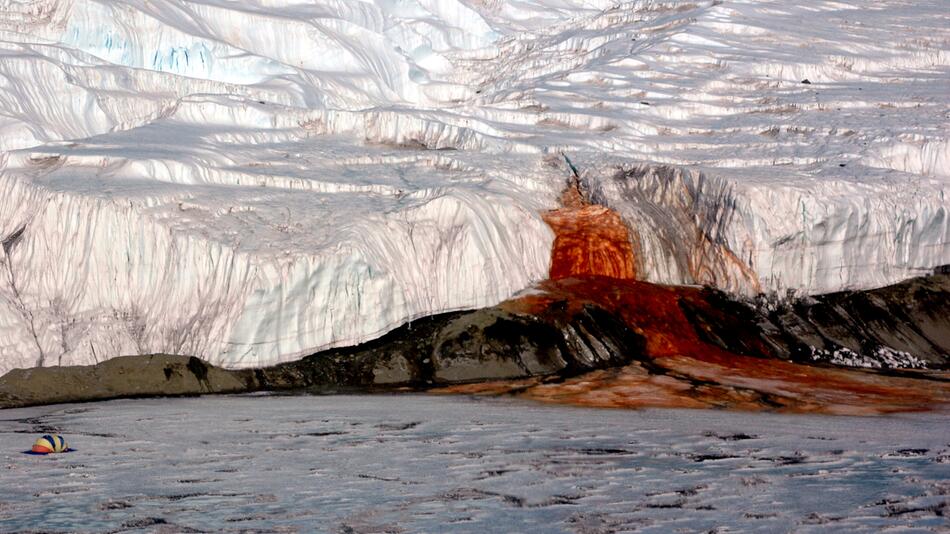 Blood Falls in der Antarktis