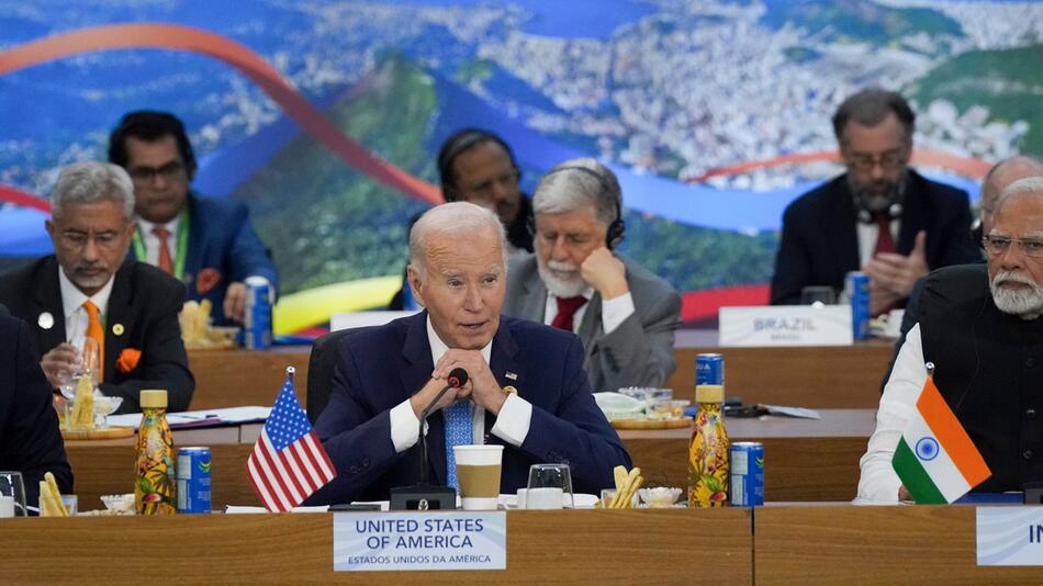 G20 in Rio: Bidens langsamer Abschied von der Weltbühne