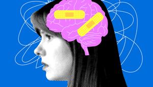 Collage Gerhirn Pflaster