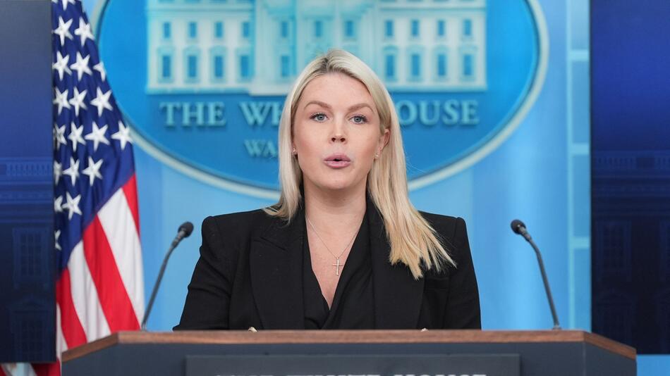 Trump-Sprecherin Leavitt verlässt das Weiße Haus