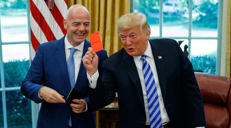 Donald Trump und Gianni Infantino