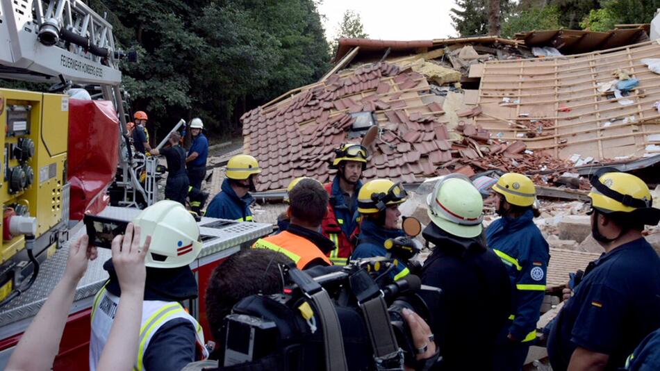 Gasexplosion in Wohnhaus in Knüllwald