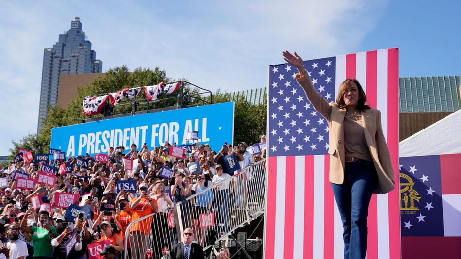 Wahlkampf in den USA - Harris in Georgia