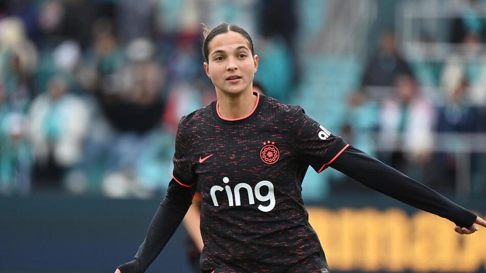Die venezolanische Stürmerin Deyna Castellanos spielt für die Portland Thorns.