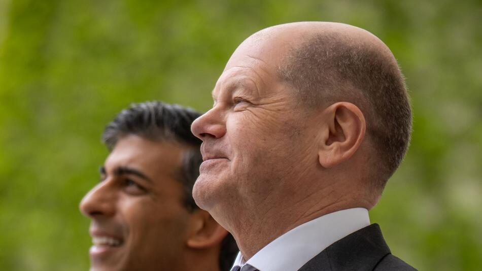 Kanzler Scholz empfängt Premierminister Sunak