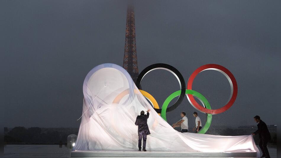 In Paris findet die Eröffnungsfeier von Olympischen Spielen erstmals nicht in einem ...