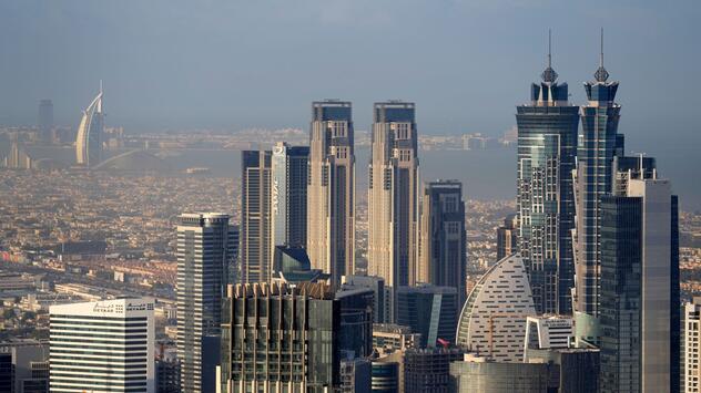 Die Skyline von Dubai