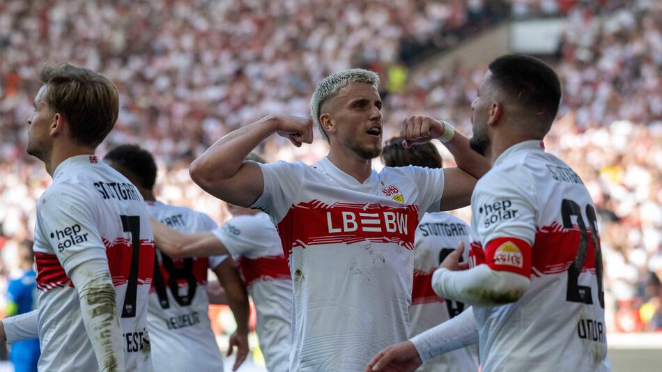 VfB entscheidet wilden Champions-League-Dreikampf vorerst für sich