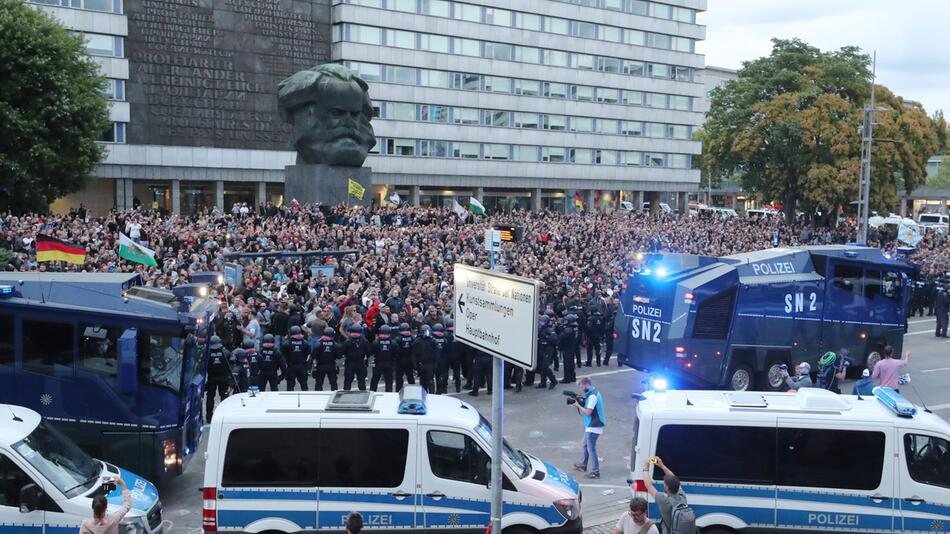 Demonstrationen und Gewaltexzesse 2018 in Chemnitz