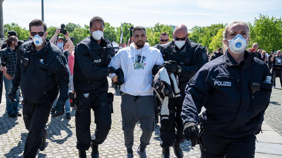 Attila Hildmann bei Demonstration