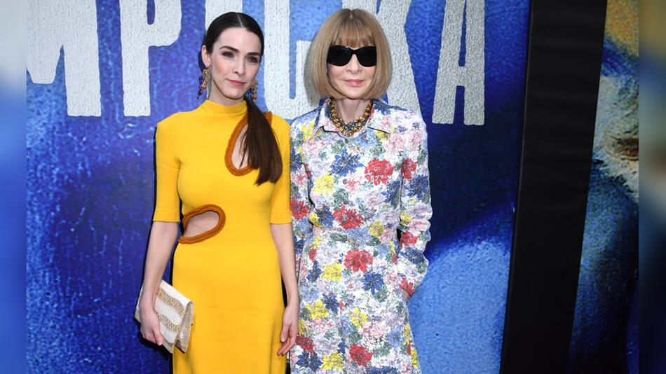 "Vogue"-Chefin Anna Wintour in Begleitung ihrer Tochter Bee Shaffer am Broadway.