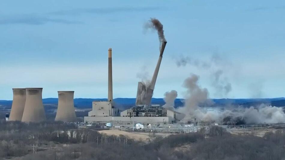 Keine Kohle mehr: Kraftwerk in Pennsylvania wird dem Erdboden gleichgemacht