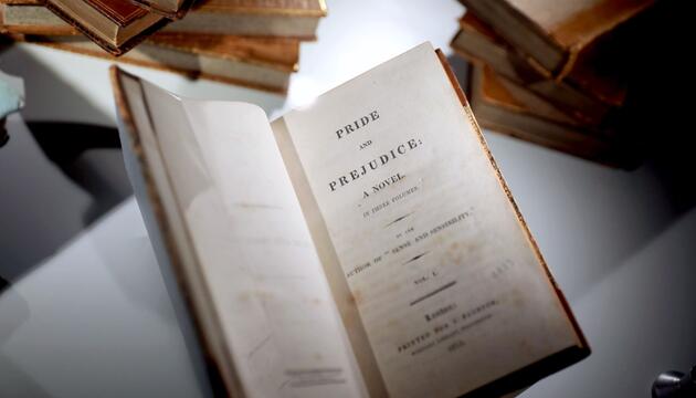 Die erste Ausgabe des Romans "Pride and Prejudice"