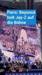 Beyoncé holt in Paris Jay-Z auf die Bühne