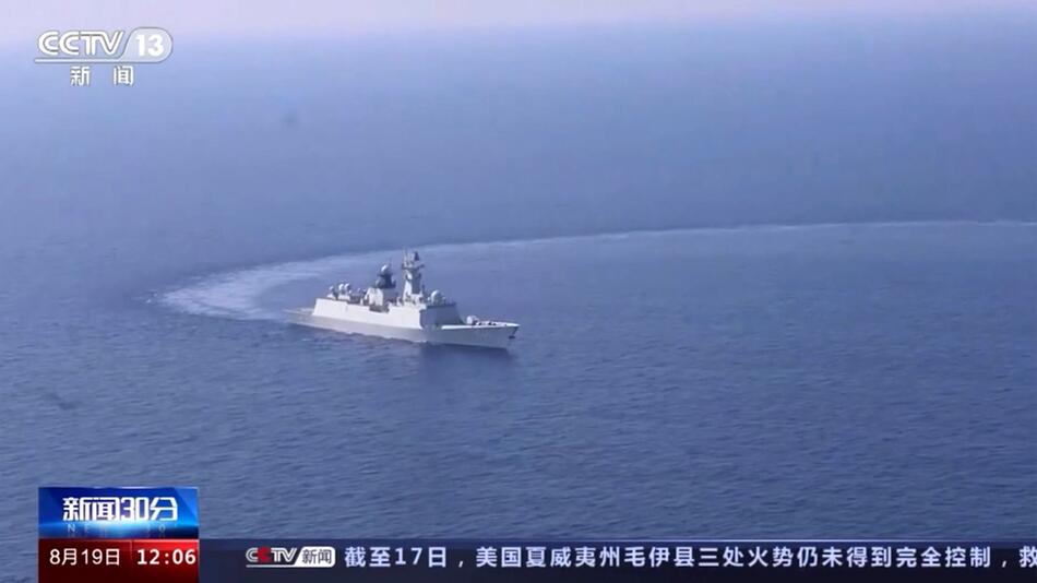 China hält Militärübung nahe Taiwan ab