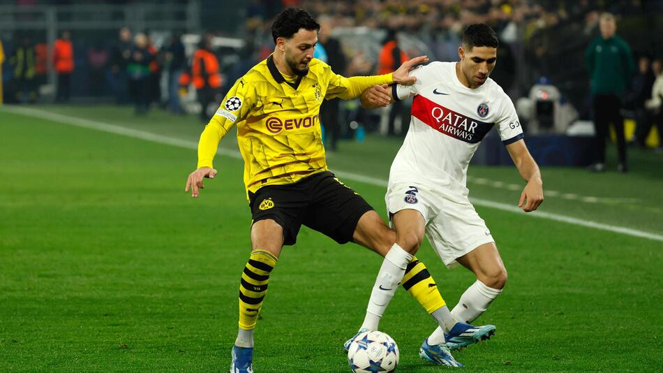 Ramy Bensebaini und Achraf Hakimi