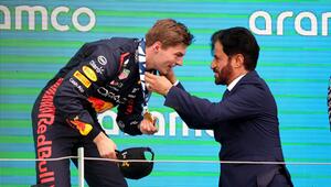Max Verstappen und Fia-Chef Mohammed Ben Sulayem
