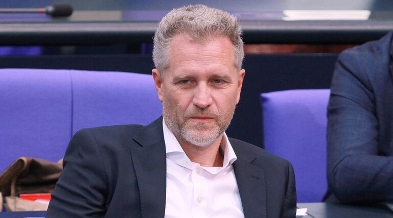 AfD-Politiker Petr Bystron im Bundestag, 2024