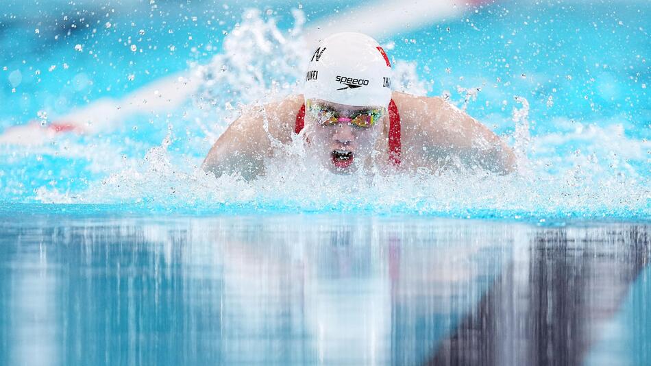 Die Chinesin Zhang Yufei schwimmt zu Olympia-Bronze über 100 Meter Schmetterling