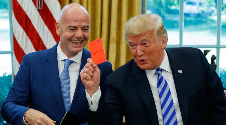 Donald Trump und Gianni Infantino