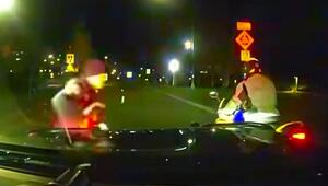 Wie beim Football: Polizist beendet Verfolgungsjagd mit Tackling