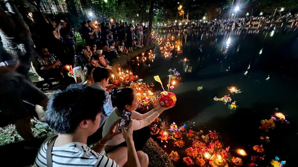 Lichterfest Loi Krathong in Thailand