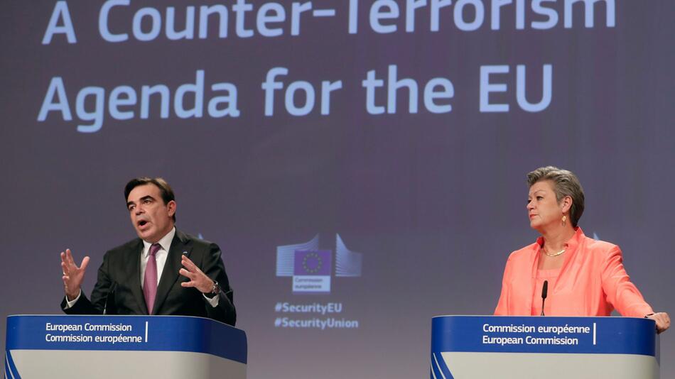 EU-Kommission stellt Agenda im Kampf gegen Terror vor