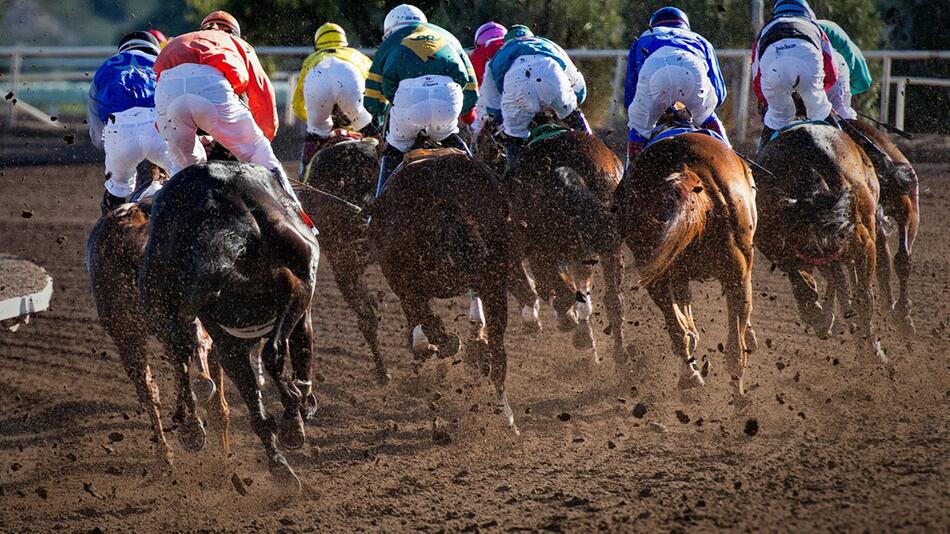 Ein Jockey wurde zu Tode getrampelt.