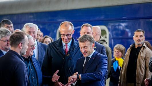 Merz, Macron, Starmer und Tusk in Kiew