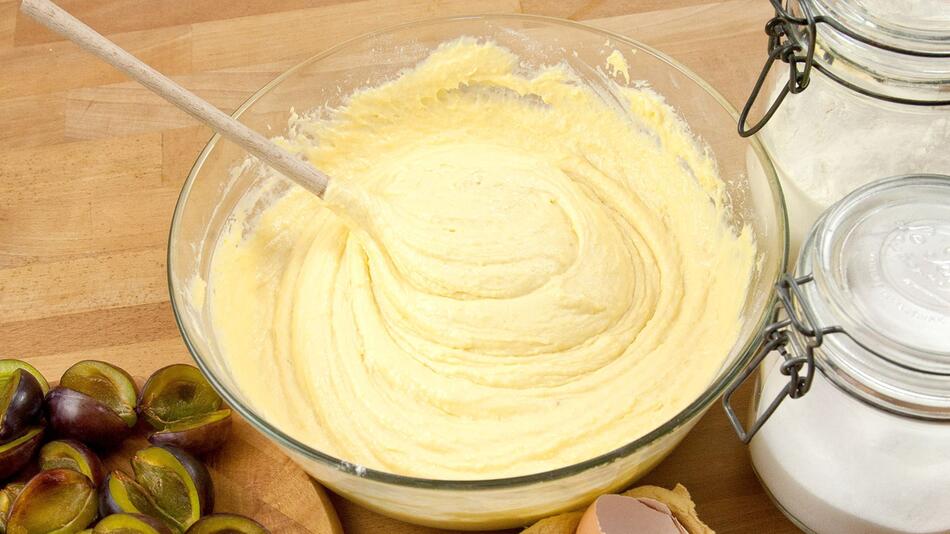 Eine Schüssel Rührteig