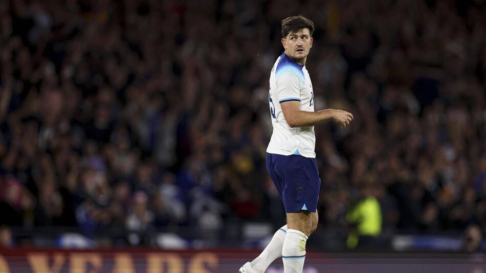 Harry Maguire beim Testspiel von England gegen Schottland am 12. September.