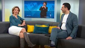 ARD-Tagesschau-Moderatorin Susanne Daubner (Mitte) schminkt sich noch, als Anna Planken und Till ...