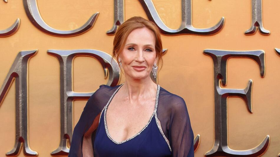 J.K. Rowling bei einer Filmpremiere in London.