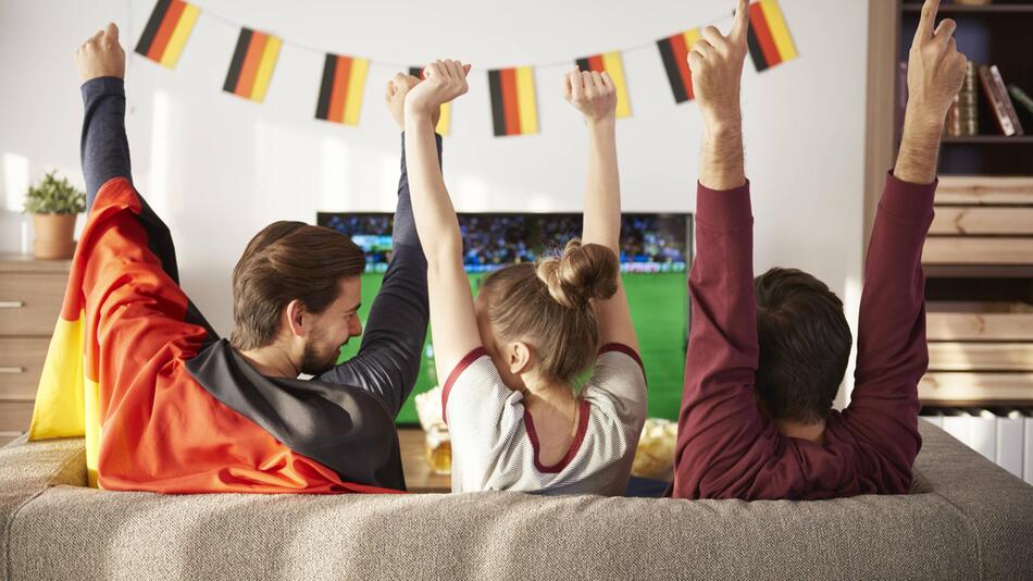 Fußball im TV (Symbolbild)