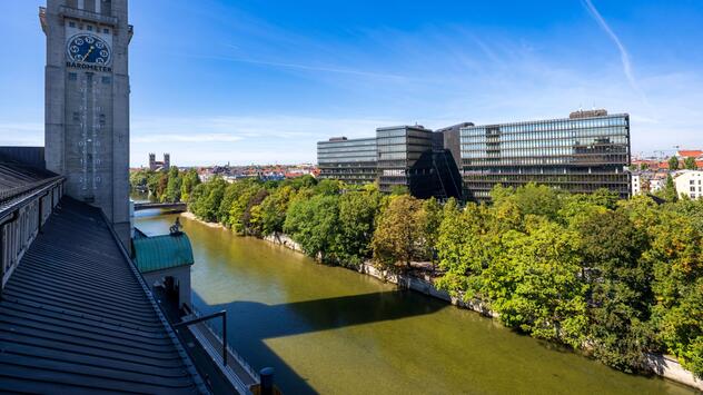 Isarauen in der Münchner Innenstadt