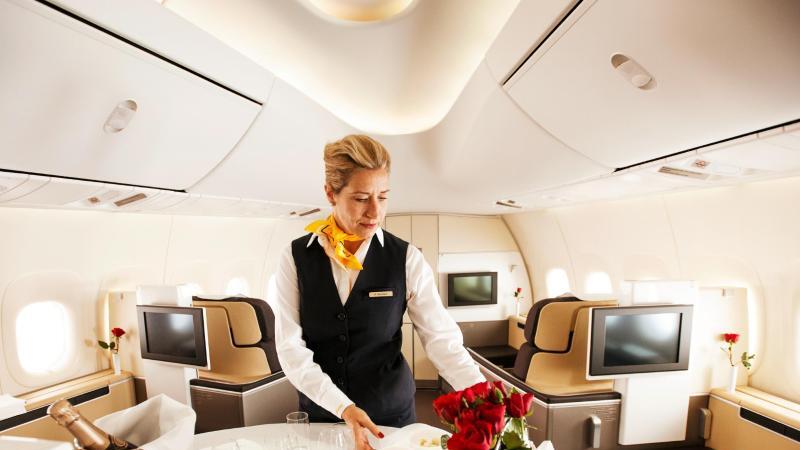 First Class bei Lufthansa