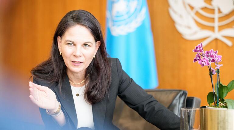 Annalena Baerbock bei der UN