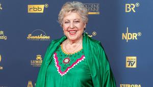 Marie-Luise Marjan bei einem Auftritt in Leipzig.