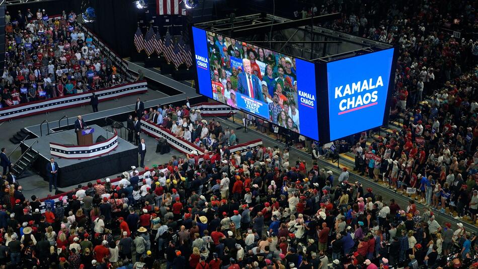 Wahlkampf in den USA -Trump in Montana