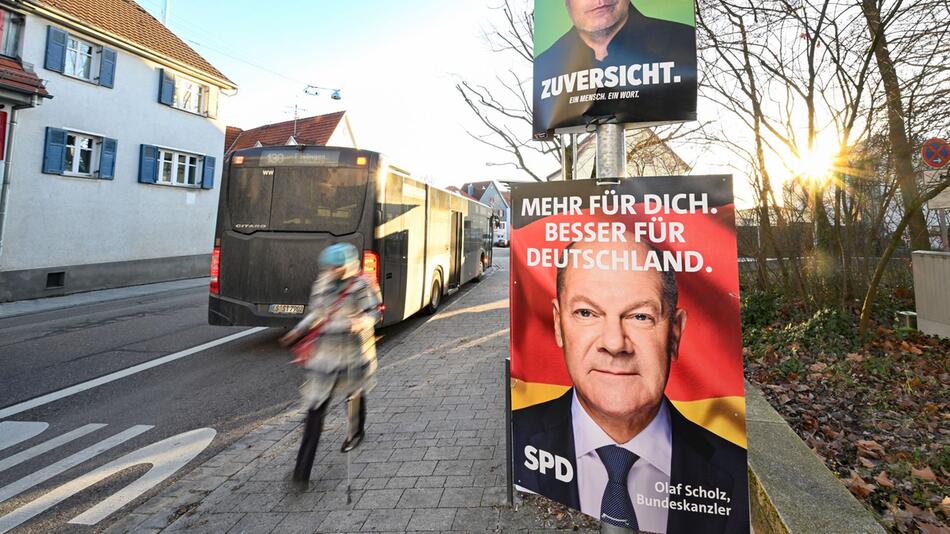 Wahlplakate in Baden-Württemberg