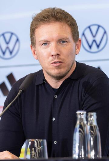 Julian Nagelsmann bei der Pressekonferenz zur Bekanntgabe des DFB-Kaders