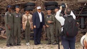 US-Präsident Trump besucht Katastrophengebiet in Texas